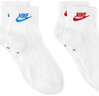 耐克(NIKE)袜子男女同款 吸汗透气运动袜 短袜三双装DX5074-911白XL 实拍图