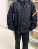 耐克（NIKE）Jordan官方耐克乔丹男子夹克冬季外套棉服保暖印花刺绣轻便CZ1191 010黑/大学金/白/(大学金) M 实拍图