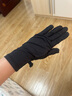 UV100防晒手套女春夏季防紫外线薄款透气开车骑行防滑触屏22503暗夜黑 实拍图