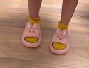 TZLDN兔子儿童拖鞋女童6-12岁夏季幼儿室内家居家防滑中大童凉拖鞋小孩 粉色 26 -27码【内长约17.5CM 儿童款】 实拍图