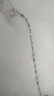 周六福（ZLF）PT950铂金手链女款时尚经典扭纹手饰白金手链 送女友 16cm+尾链2cm - 3.83g 晒单实拍图