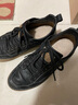 七匹狼（SEPTWOLVES）工装鞋男鞋子夏季休闲鞋真皮休闲皮鞋英伦复古板鞋黑色男士板鞋 黑色 加绒款 41 (255mm) 实拍图