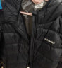 Skechers斯凯奇儿童童装羽绒服春男女大童连帽短款保暖外套 L422K138 0018碳黑 130 晒单实拍图