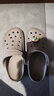 卡骆驰（CROCS）洞洞鞋贝雅女鞋夏季新款凉鞋拖鞋情侣凉拖鞋沙滩鞋男士 10126-2V3/卵石（建议拍小一码） 37-38 (230mm) M5W7 实拍图