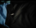 皮尔卡丹POLO领长袖针织t恤女秋装2024年新款高腰双拉链短款打底衫上衣服 黑色 L  建议105-115斤 晒单实拍图