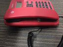 摩托罗拉（Motorola）CT202C 电话机座机 ;来电显示 清晰免提 固话家用办公固定电话机 免电池 双接口 红色 实拍图