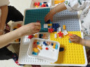 星涯优品 儿童玩具积木桌男女孩拼装益智玩具学习餐桌子可增高多功能 实拍图