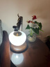 木府新款现代简约新中式台灯创意中国风实木书房卧室床头阅读装饰台灯 高44厘米（带LED三色灯泡） 实拍图
