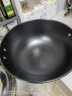 古釜双耳加深大容量铸铁锅无涂层生铁锅家用炒菜锅具电磁炉燃气灶通用 【锅+ 超级可视盖】 30cm 实拍图