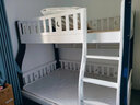 莱客轩（LAIKEXUAN）儿童上下床双层实木高低子母床爬梯款上铺1.15米下铺1.35米 实拍图