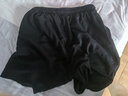 真维斯（JEANSWEST）短裤女装夏季新款五分裤运动休闲裤子女宽松显瘦纯棉热裤百搭外穿 黑色 心跳性眩晕_K L 实拍图