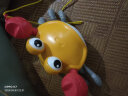 趣然六一儿童节礼物螃蟹玩具自动感应小孩子1-3岁6宝宝0幼儿5电动玩具 发条款机械牵绳螃蟹【阳光橙】 实拍图
