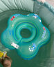 自游宝贝婴儿游泳圈脖圈新生儿宝宝颈圈双气囊防翻充气泳圈儿童防呛救生圈 花瓣款蓝色L码(4-8个月 14-18斤) 实拍图