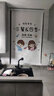 旺厨坊厨房窗帘遮挡帘防油污防水隔热遮光布窗户遮阳帘卷拉式免打孔卷帘 简约厨房8 实拍图