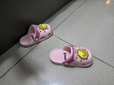 B.Duck小黄鸭童鞋儿童拖鞋夏季男童透气洞洞鞋女童可爱卡通家居鞋 351粉色 24 码 脚长14.5-15.2cm 实拍图