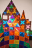 弥鹿（MiDeer）儿童玩具钻面彩窗磁力片插磁铁玩具60片彩窗磁力片+收纳袋儿童节礼物 实拍图