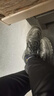 强人休闲鞋皮鞋头层牛皮透气舒适户外运动男鞋 JDA73226 黑色 44 实拍图