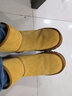骆驼（CAMEL）男士高帮雪地靴加绒加厚秋冬保暖棉鞋 G13W223110 黄色 40  实拍图