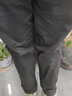 啄木鸟（TUCANO）牛仔裤男秋冬季宽松直筒商务休闲裤男弹力裤子男装 黑灰色加绒 40 实拍图