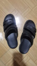 金利来（Goldlion）凉鞋男透气时尚舒适轻质皮鞋沙滩鞋G542320285AAF黑色43 实拍图