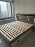 斯凡洛床现代简约1.2m单人床北欧小户型带灯高箱储物床家用榻榻米收纳床 A款床【带灯】+床头柜*1 1.5*1.9米 实拍图