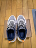 361°男鞋子减震运动鞋春季男士休闲鞋软底网面2025新款透气旅游跑步鞋 太空灰/工业蓝【风涡减震】 40 实拍图