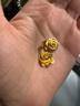 周生生永系列 幸福花玫瑰花黄金吊坠 足金挂饰不含项链 72931P计价 3.24克(含工费130元) 实拍图