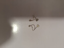 缔晶【3对装】养耳洞耳钉女925银睡觉不用摘耳环实用高级感夏季耳饰耳圈螺旋拧扣饰品潮流走心 实拍图