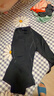 李宁（LI-NING）泳衣冲浪服潜水服男长袖防寒游泳上衣冲浪服速干衣078 黑色 3XL 实拍图