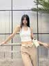浪莎挂脖吊带背心女2026春夏新款内搭带胸垫美背内衣文胸一体打底上衣 实拍图