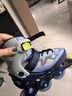 迪卡侬（DECATHLON）儿童轮滑鞋初学者轮滑鞋套装可调节舒适透气溜冰鞋体育课必备 太空旅行款套装 鞋+头盔+护具 32/35（脚长20-22cm） 实拍图