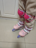 micro迈古联名COSMOID轮滑鞋儿童男女直排溜旱冰硬壳初学 JOY粉色套餐M 实拍图