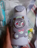 波比熊（BOBBI BEAR）便携儿童保温杯小学生吸管水杯男女孩宝宝316食品级不锈钢杯子 趣味儿童紫500ml+杯刷+3D贴 500ml 实拍图