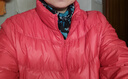 真维斯（JEANSWEST）羽绒服女轻薄短款冬季立领修身保暖显瘦加绒外套女大红色XL 实拍图