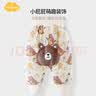 Aengbay昂贝 德绒宝宝外套秋冬双面绒开衫儿童棒球服便衣婴儿保暖上衣 好多熊 73 cm 实拍图