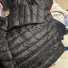 雪中飞羽绒内胆女轻薄羽绒服女短款2024年新款冬季内搭修身时尚羽绒服外 黑色 XL 实拍图