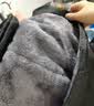 啄木鸟冲锋衣男加绒加厚秋冬季保暖棉服男棉衣男外套男羽袄绒服男爸爸装 黑色 2XL (建议130-150斤) 实拍图