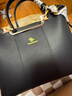 皮尔保罗（PIERPOLO）女士包包2025新款女包真皮手提包大容量斜挎包生日礼物送妈妈 【时尚潮流】黑色1313 实拍图