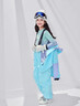 moonkids儿童速干套装2026春季新款女童户外训练运动服滑雪保暖内衣体能衣 17113蓝绿渐变 均码 (M) 【建议身高150-160】 实拍图
