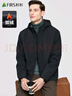 杉杉（FIRS）防风可拆连帽夹克男2025秋季新款通勤轻户外商务外套560 藏青 L (175) 实拍图