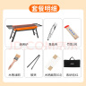 尚烤佳（Suncojia）烧烤炉 烧烤架 户外木碳烤炉 长条可折叠木炭烤羊肉串烧烤炉子 实拍图