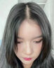 瑞贝卡（Rebecca）假发女100%真人发丝遮白发假发片增加发量空气刘海隐形头顶补发片 中分发缝 深棕色 35cm 全手织工艺 实拍图