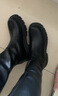 ZHR长靴女冬加绒保暖不过膝女靴厚底增高显瘦百搭女靴  黑色 38 实拍图