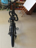 凤凰（Phoenix） 凤凰自行车可折叠山地车路虎男士成年人变速女式越野公路单车 六刀消黑/折叠双避震/全竞速轴承 24寸24速【参考：138-168cm】 实拍图