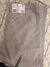 优衣库女装麻混纺松紧长裤/休闲裤473791 30 浅米色 L /160/70A 实拍图