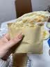 威尔基手抓饼袋子防油纸袋食品肉夹馍包装袋牛皮油纸袋食品级早餐袋煎饼 高低单开口12*12cm本色100个装 实拍图