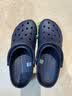 卡骆驰（CROCS）檀健次同款经典洞洞鞋轻便百搭女沙滩鞋包头拖鞋男鞋|10001 深蓝-410(含智必星) 44 (280mm) 实拍图