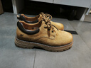 骆驼（CAMEL）低帮工装鞋秋季英伦皮革休闲男士马丁鞋 G15A076064 驼色 43 实拍图