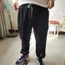 顶峰保罗（Dingfengbaoluo）宽松大码秋季潮流休闲裤子男款束脚运动卫长裤子G63黑色L 实拍图
