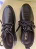 蜻蜓牌（DRAGON-FLY）头层牛皮棉皮鞋男士款冬季真皮商务休闲黑色加绒软皮软底爸爸鞋子 黑色四季单里款 （标准皮鞋尺码） 39 实拍图